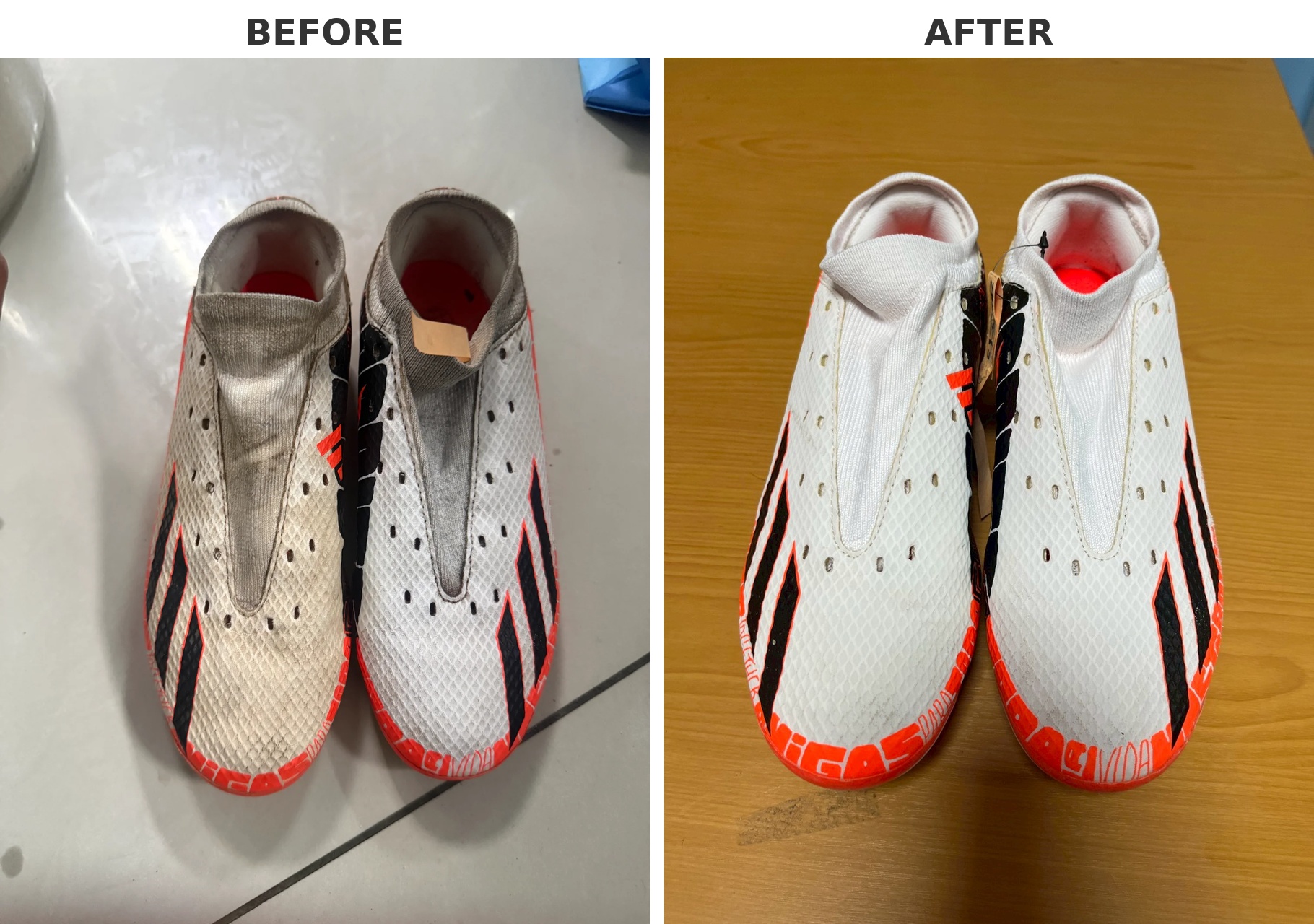 足球鞋泥土髒污清潔